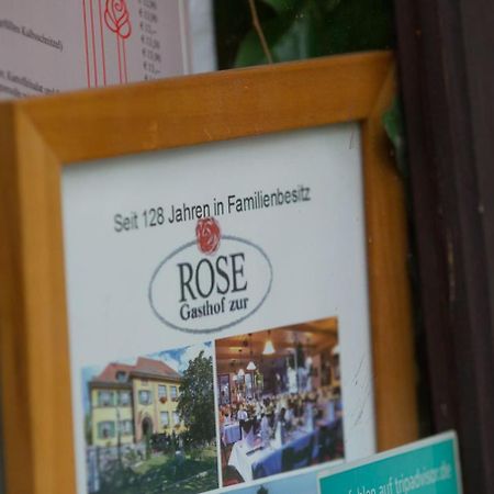 Gasthof Zur Rose Weinheim Exterior photo
