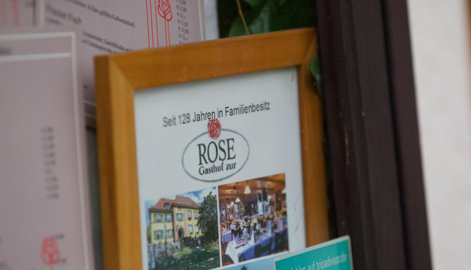 Gasthof Zur Rose Weinheim Exterior photo